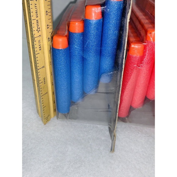 Lot /2 Play Tek Team Red & Blue Precision Darts 40 Packs (N5) Each Total of 80 - Picture 5 of 9